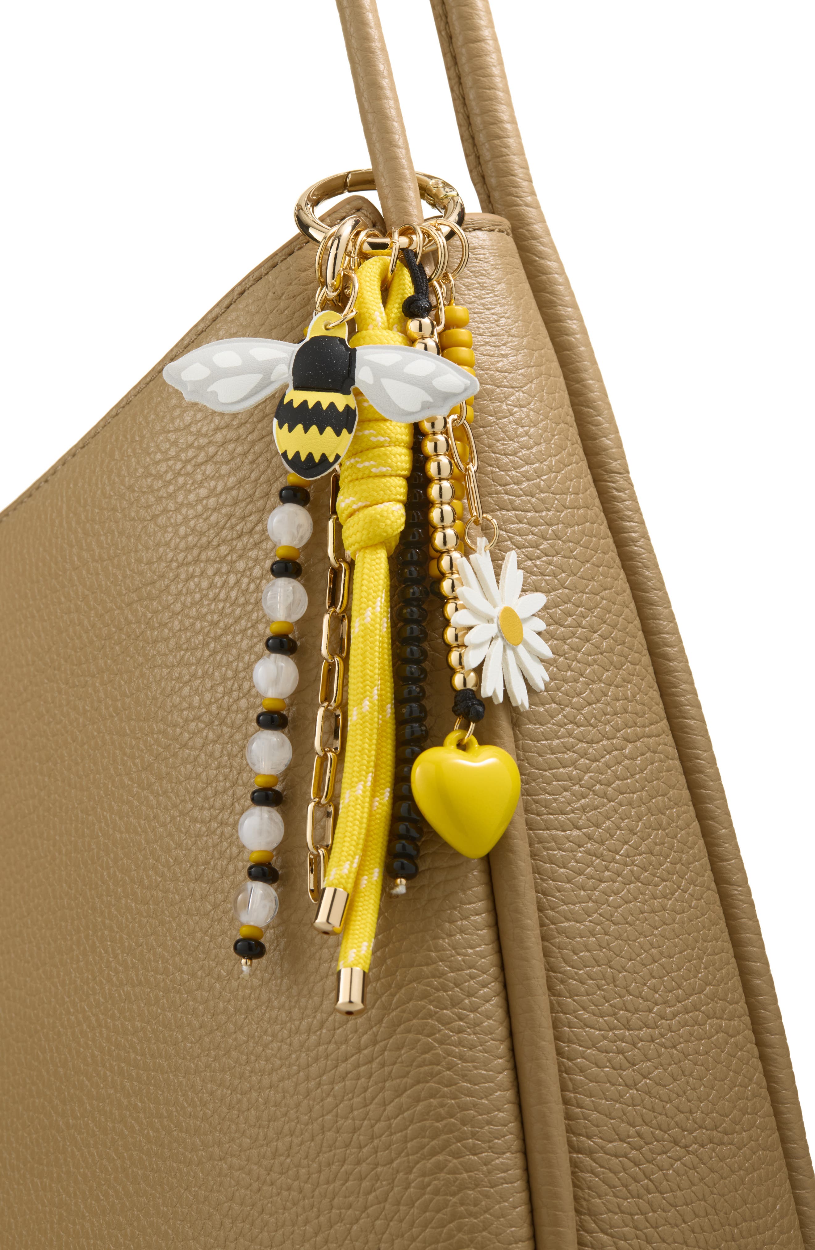 Chelsea28 Bumble Bee Bag Charm, Alternate, color, Yellow Multi- Gold