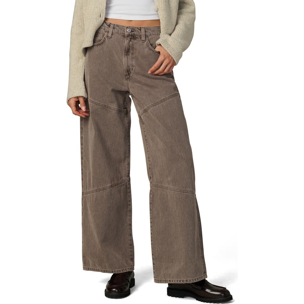 Joe's The Harlowe Seamed High Waist Wide Leg Jeans in Tiramisu at Nordstrom Rack, Size 25