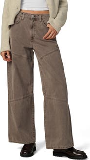 Joe's The Harlowe Seamed High Waist Wide Leg Jeans