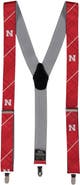 EAGLES WINGS Men's Red Nebraska Huskers Suspenders