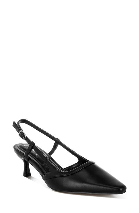 Luxton Kitten Heel Slingback Pump (Women)