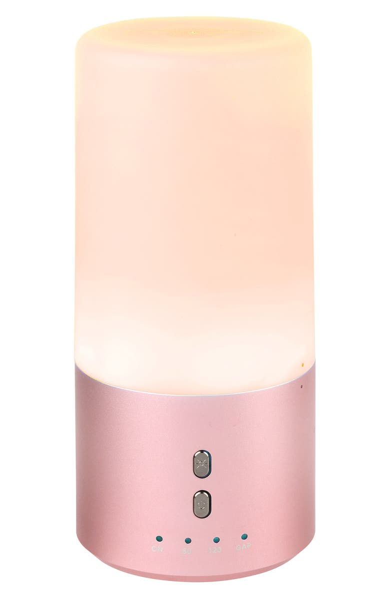 VIVITAR Rose Gold Aluminum Alloy Ultrasonic Diffuser, Alternate, color, 