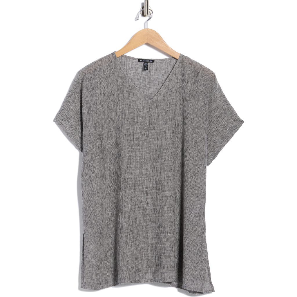 Eileen Fisher V-neck Dolman Sleeve Tunic