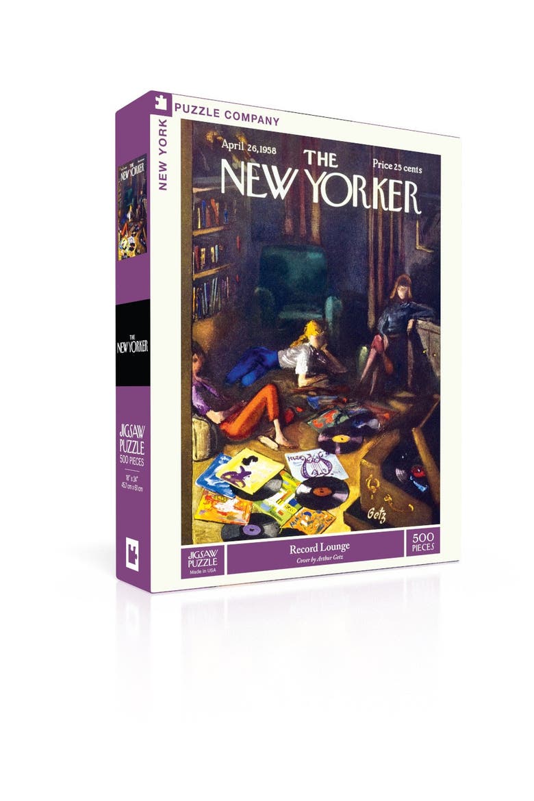Record Lounge 500 Piece Puzzle, Alternate, color, No Color