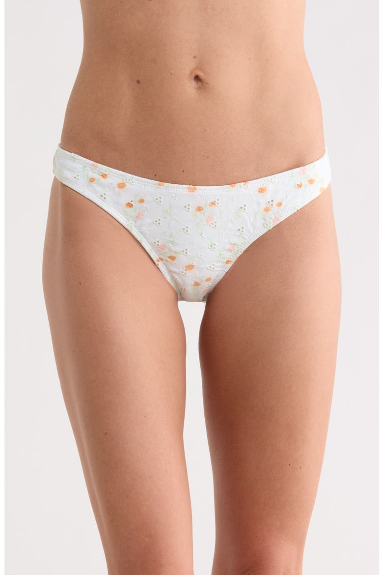 Nocturnal Cheeky Bikini Bottoms, Main, color, ROSEWATER