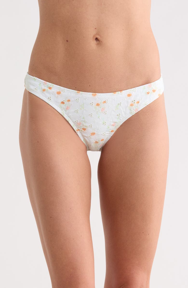 Dippin Daisys Nocturnal Cheeky Bikini Bottoms, Main, color, Rosewater
