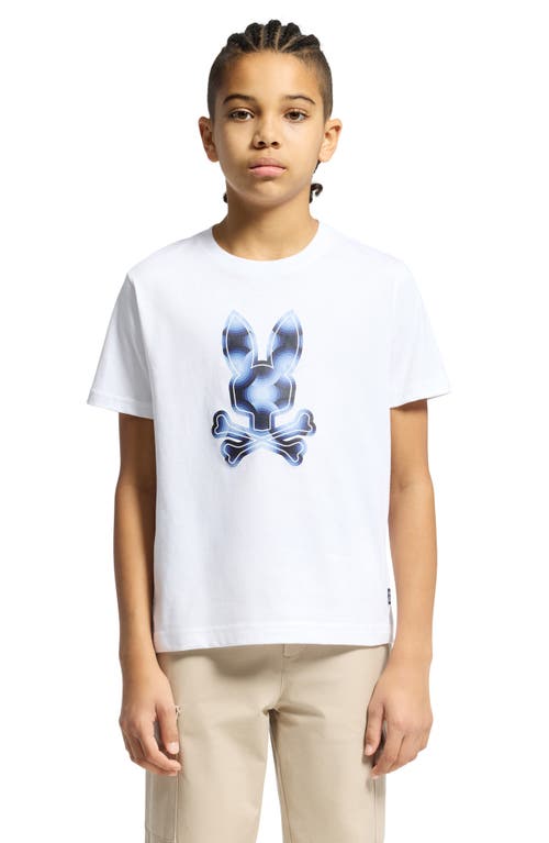 Psycho Bunny Boys' Paros Graphic Tee - Little Kid, Big Kid In White