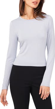 Halogen® Crewneck Long Sleeve T-Shirt