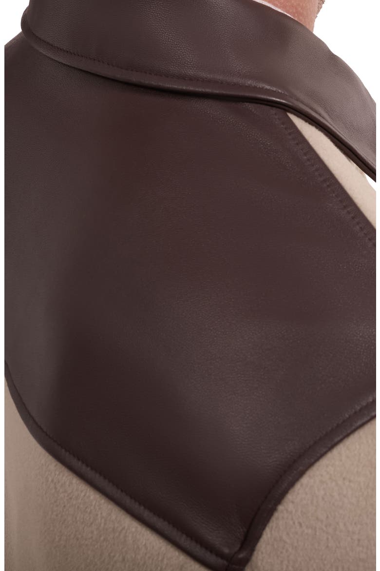 Wool & Cashmere Hybrid Shirt Jacket, Alternate, color, TAUPE