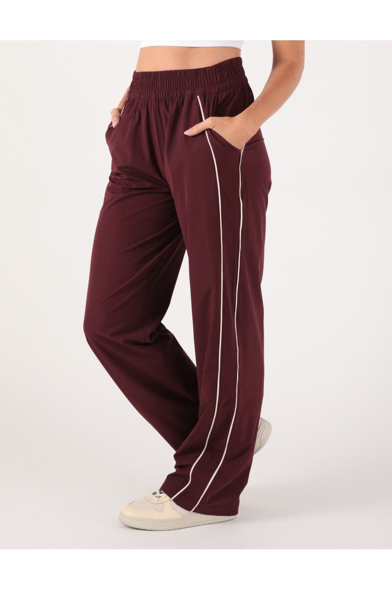 Track Mode Pant, Main, color, Crimson Velvet/White