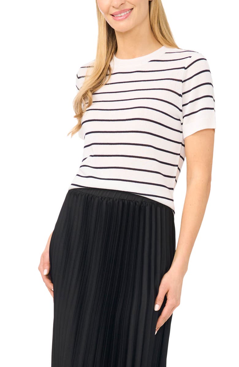 Halogen<sup>®</sup> Stripe Crewneck Sweater, Main, color, 