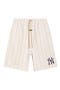 selected Oatmeal Heather/ Pinstripes