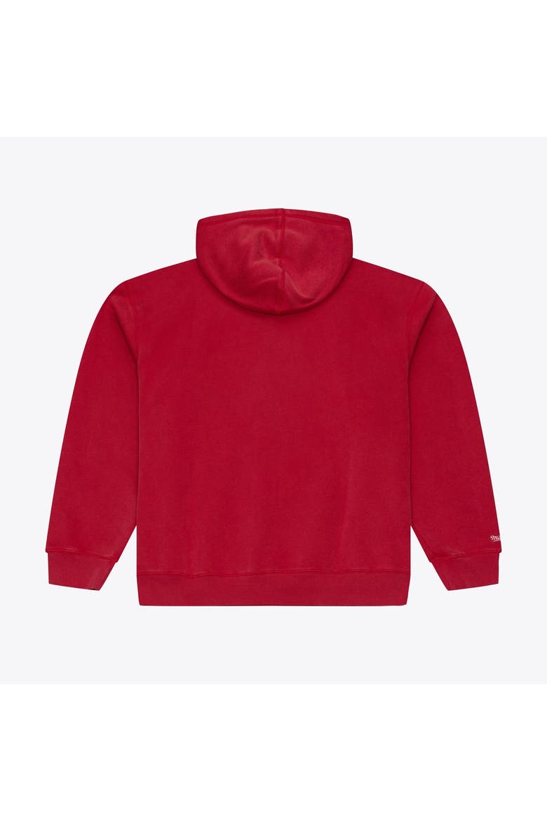 Men's Mitchell & Ness Red Chicago Bulls Core Fleece Hoodie, Alternate, color, Red