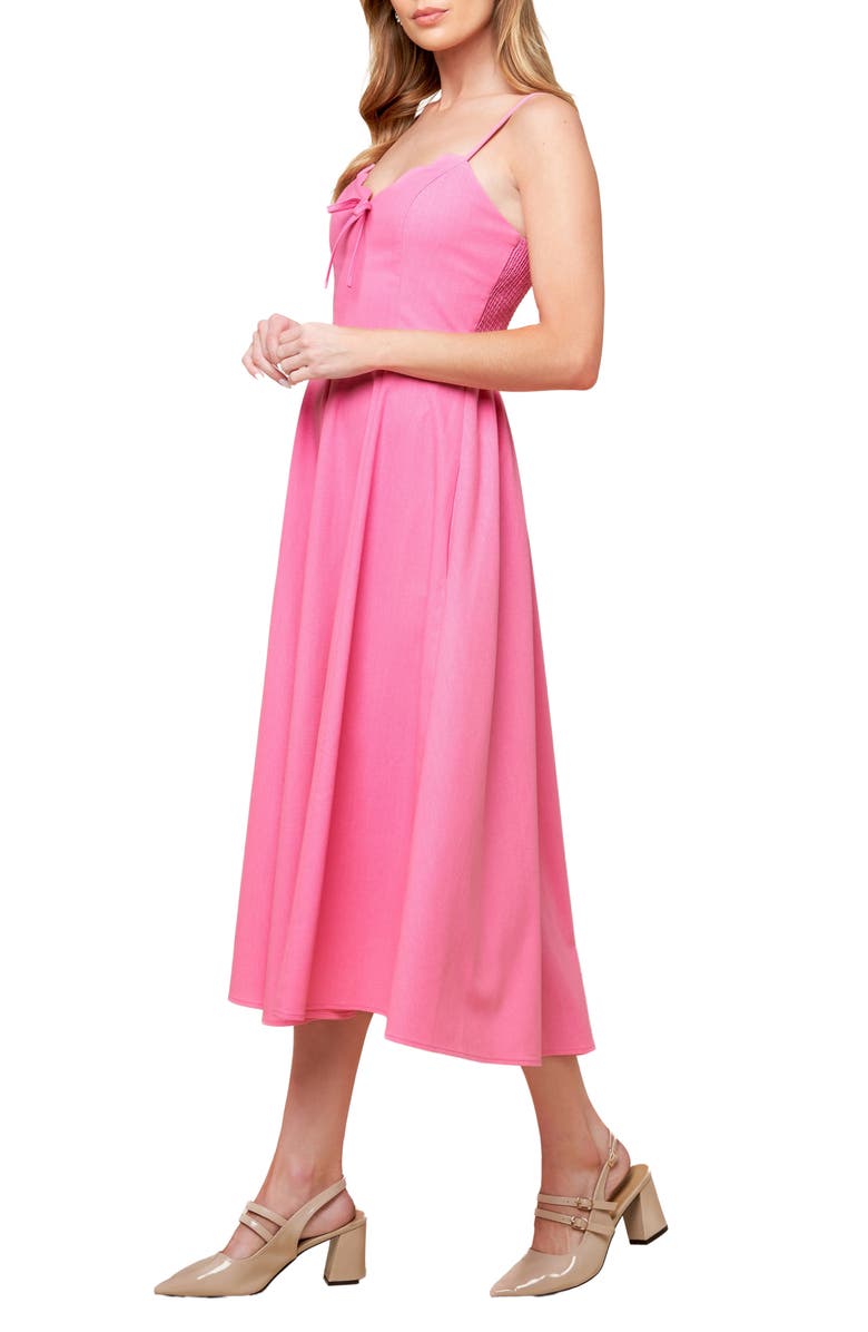 FLYING TOMATO Scalloped Fit & Flare Sundress, Alternate, color, 