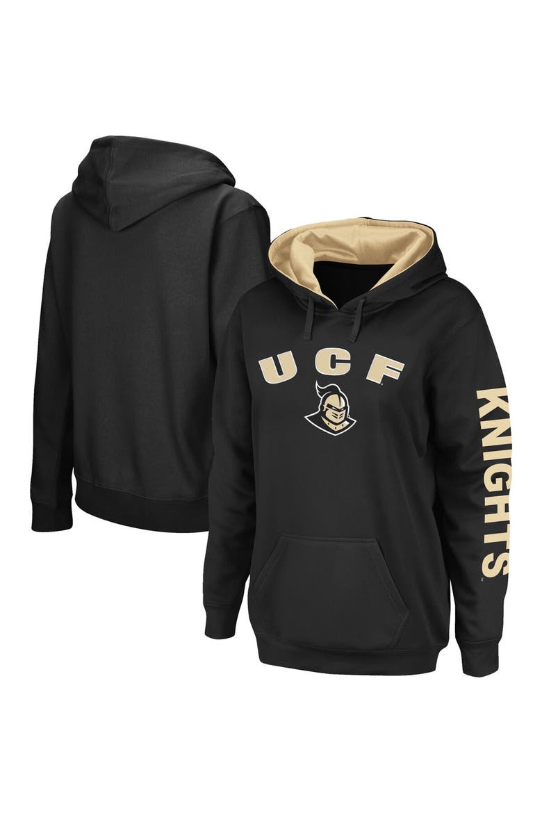 Women's Colosseum Black UCF Knights Loud and Proud Team Pullover Hoodie, Alternate, color, Black