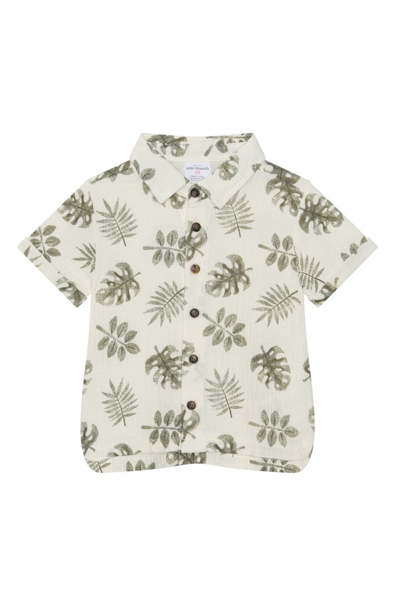 Petit Lem Kids' Mix & Match 4-Piece Tops & Shorts Set, Alternate, color, Safari