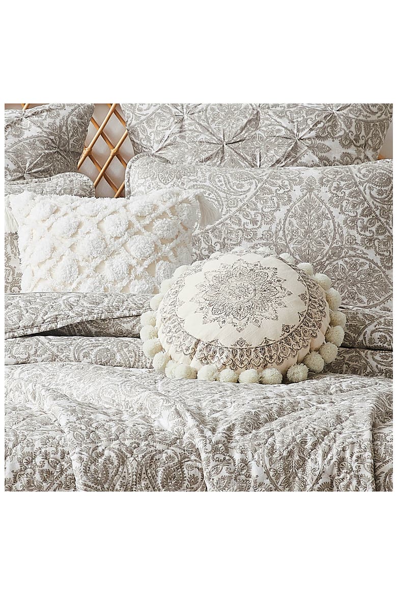 Ashanti 7-Piece Quilt Set, Alternate, color, BONE