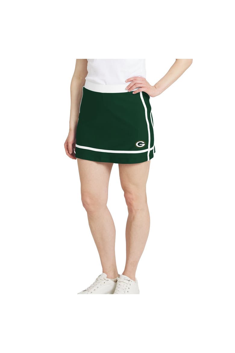 Women's WEAR by Erin Andrews  Green Green Bay Packers Stripe Skort, Main, color, Green