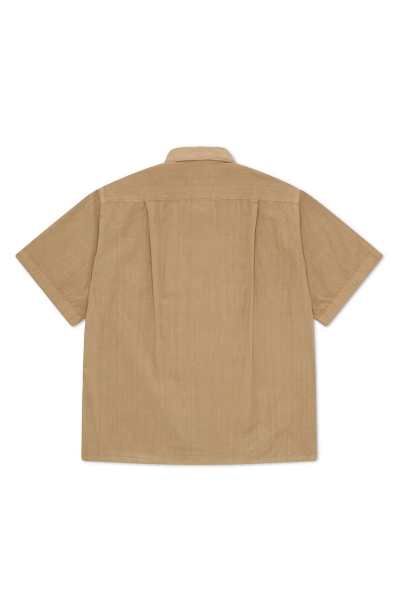 Fortela Bowling Inspired Short Sleeve Shirt, Alternate, color, Dove Grey