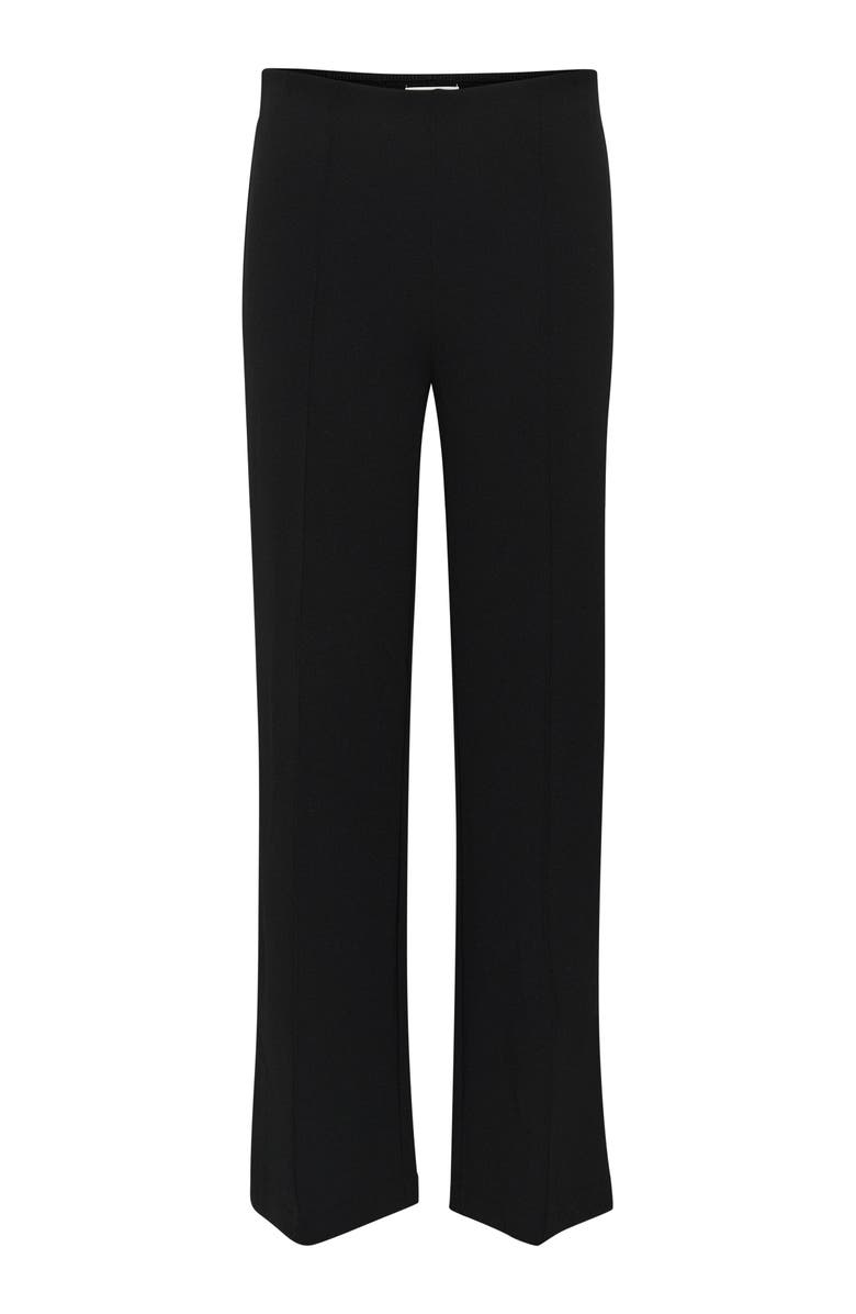 Soaked in Luxury SLBea Wide Leg Regular Fit Trousers, Alternate, color, Black