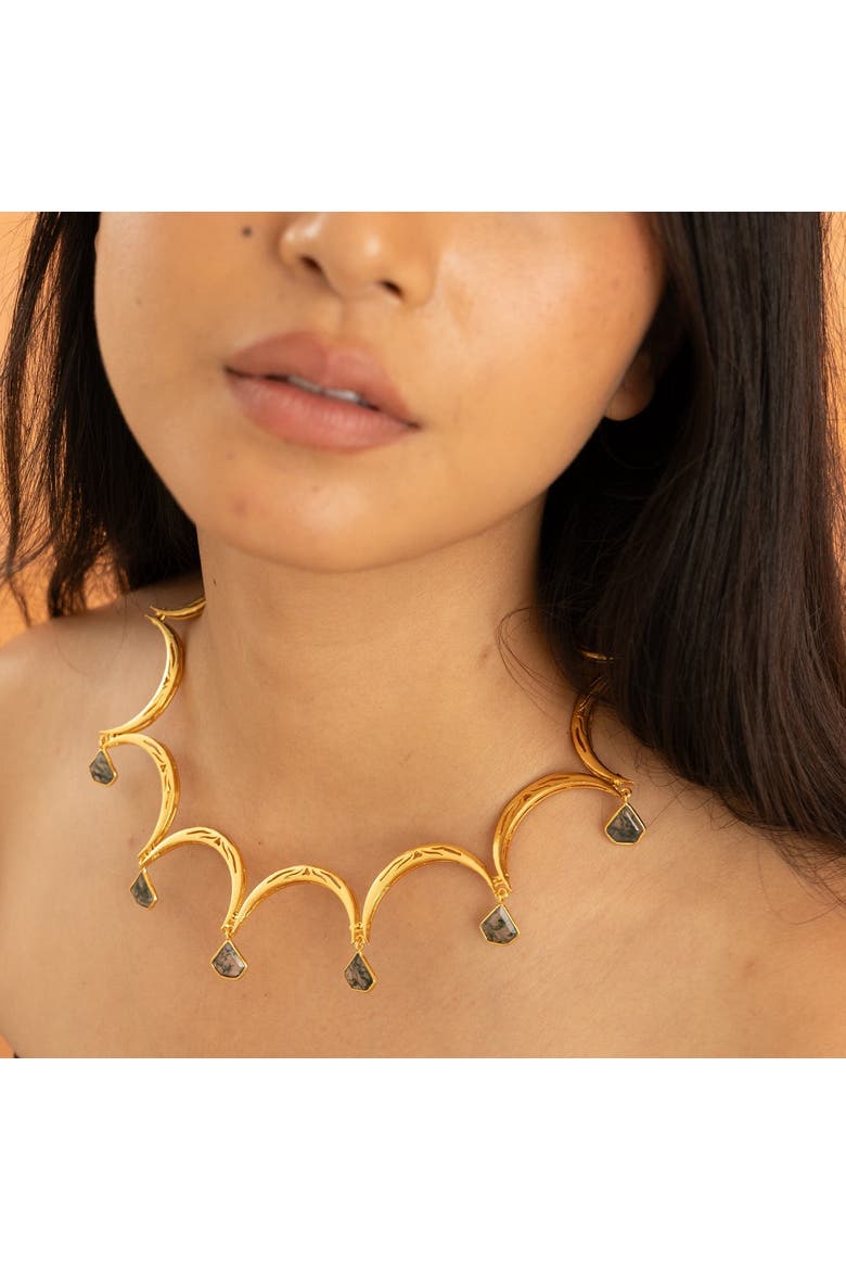 TILA NECKLACE, Alternate, color, Gold Plated