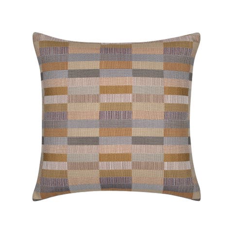 Mosaic Dimensional Indoor & Outdoor Woven Accent Pillow & Insert