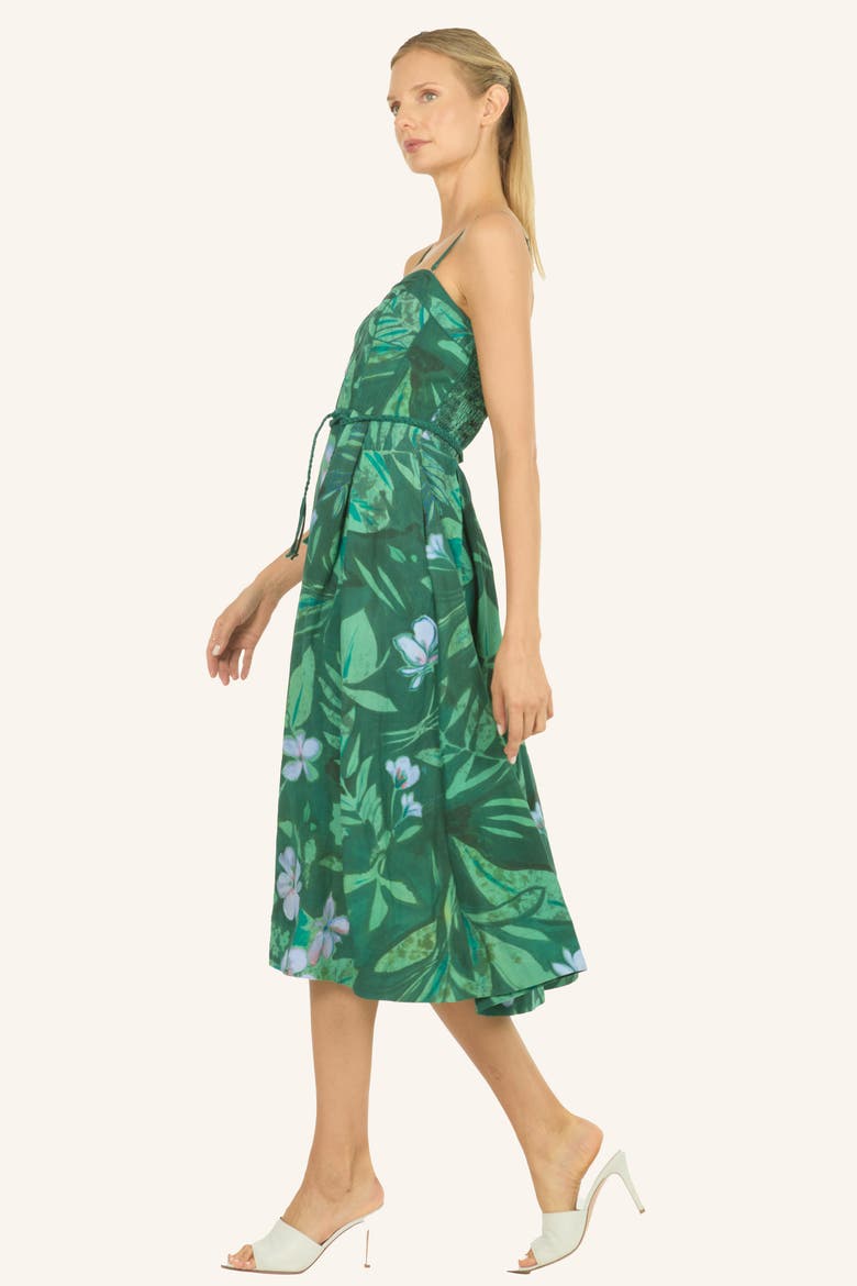 Wisteria Dress, Alternate, color, Tropical Forest