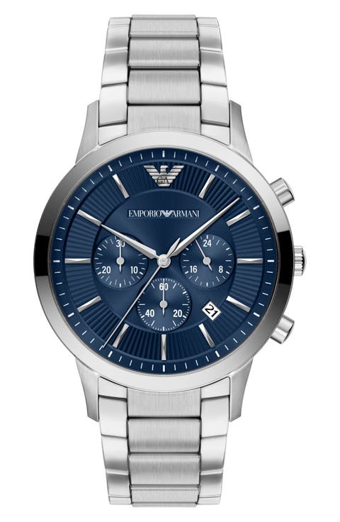Archetipo Chronograph Bracelet Watch, 43mm