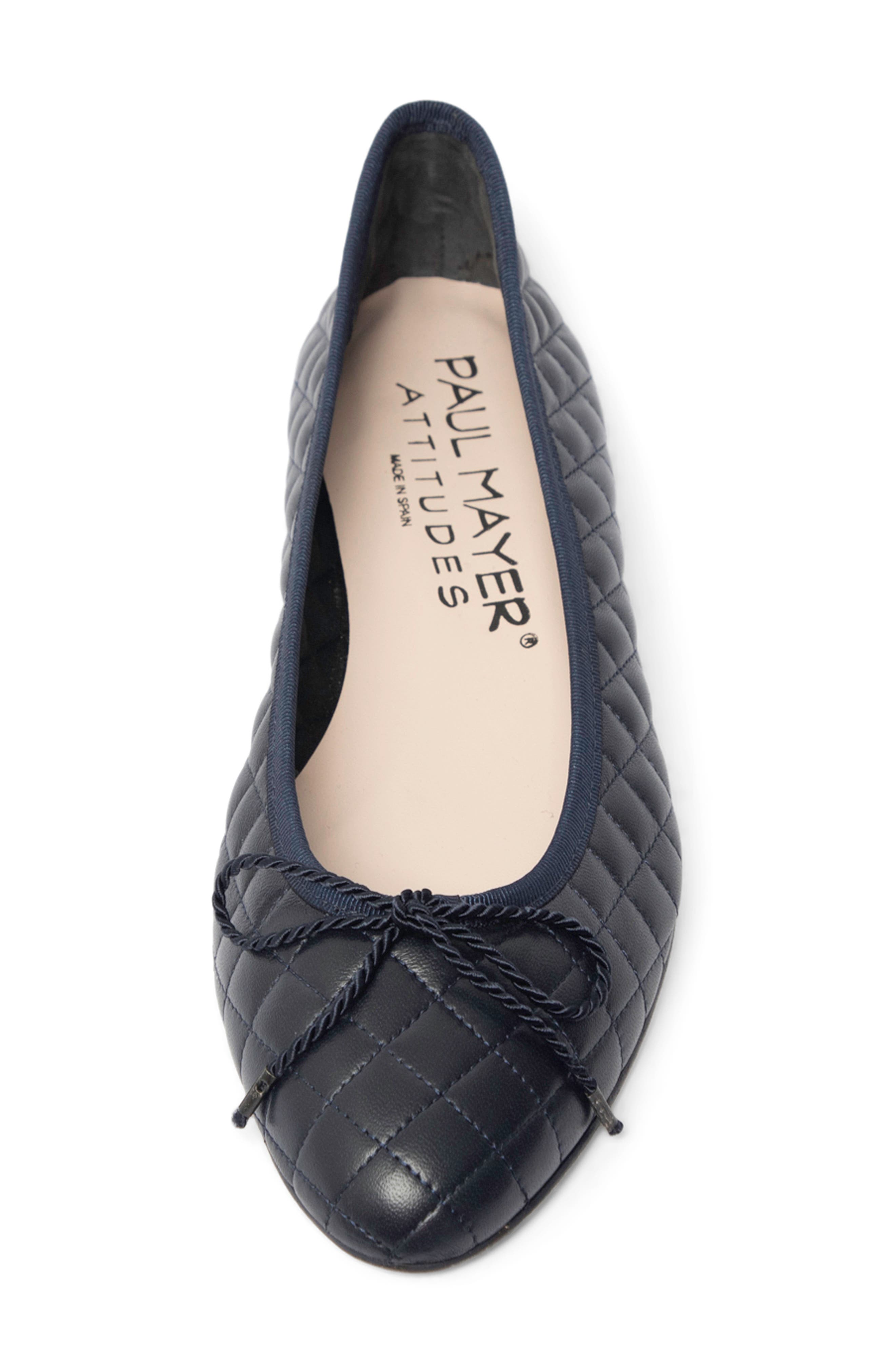 Sequin Embellished Ballet Flat, Alternate, color, NAVY