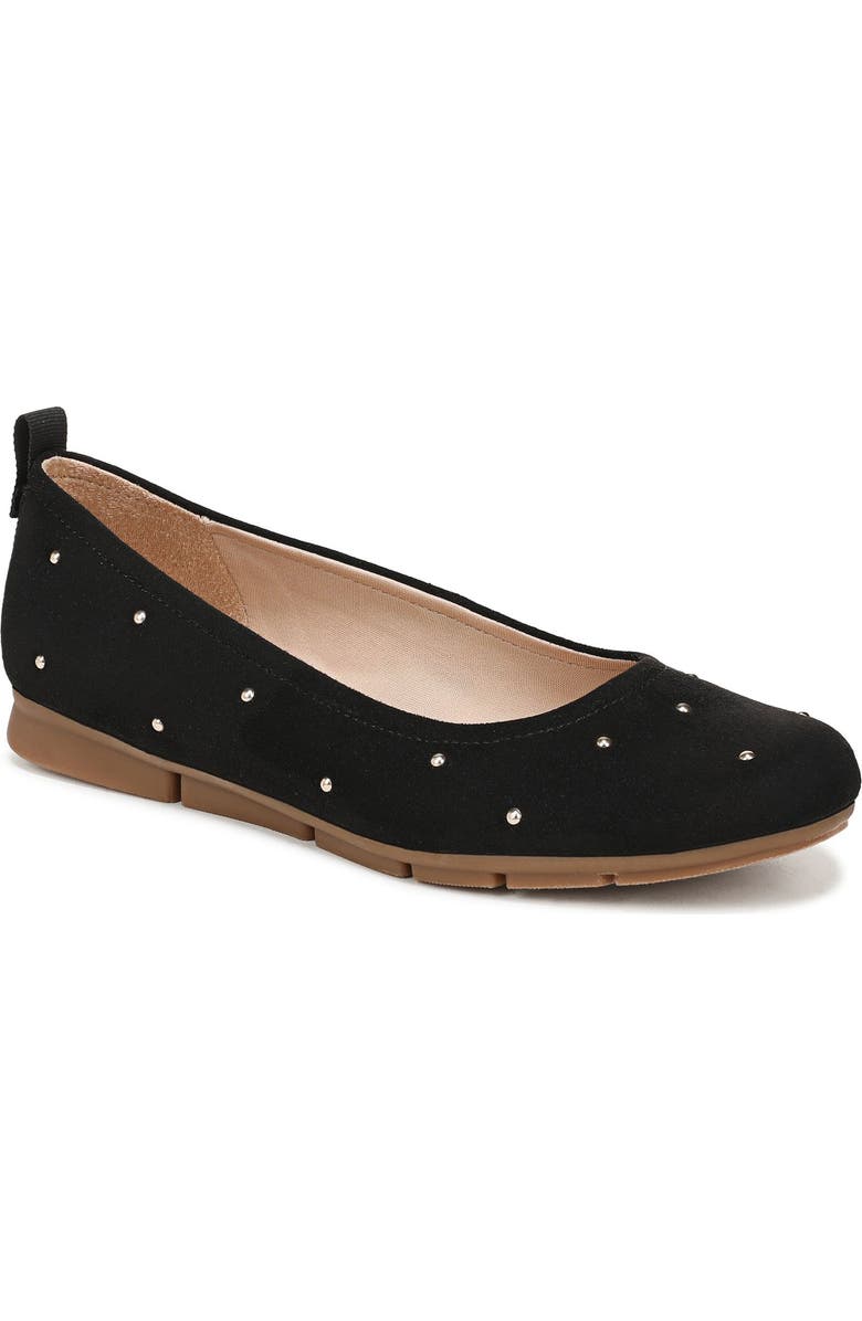 Dr. Scholl's Timeless Flat, Main, color, Black/ Black