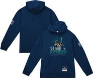 Mitchell & Ness Men's Mitchell & Ness Ichiro Suzuki Navy Seattle Mariners Hall of Fame Hitter Hoodie
