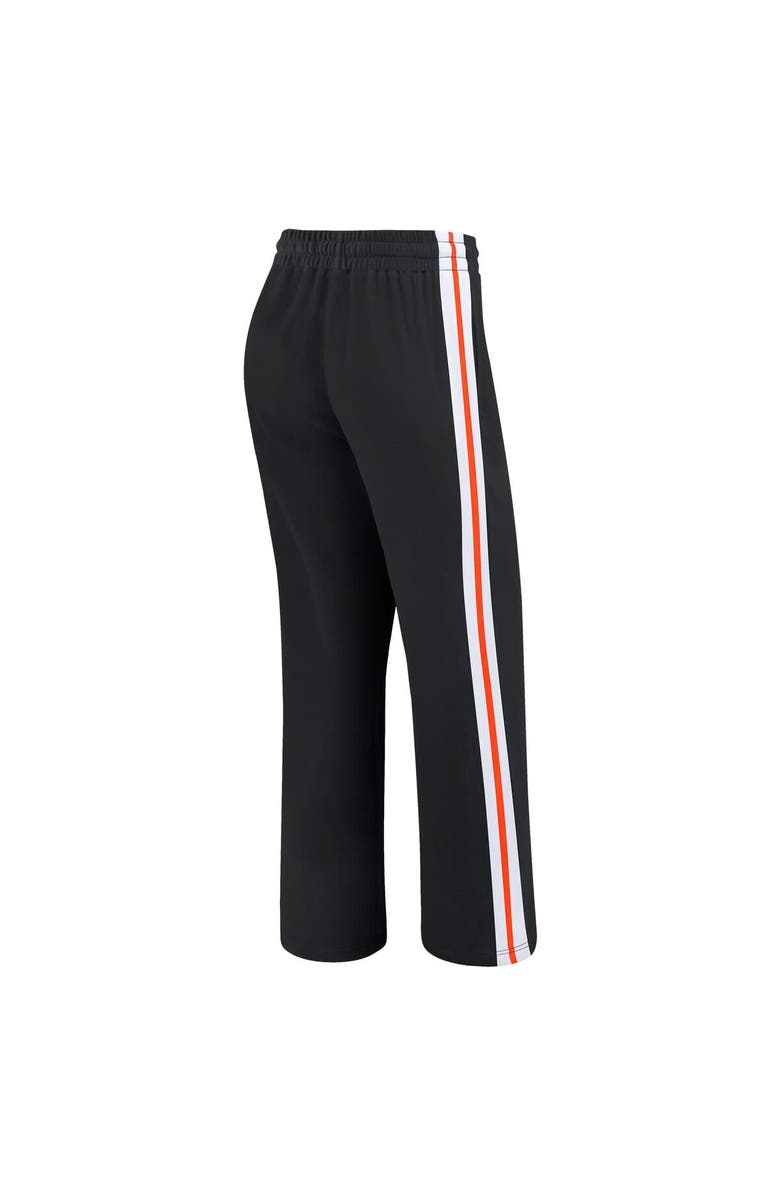 WEAR by Erin Andrews Women's WEAR by Erin Andrews Black Cincinnati Bengals Color-Block Straight Leg Pants, Alternate, color, Black