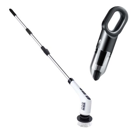The Ultimate Cleaning Duo Portable Vacuum & Power Scrubber
