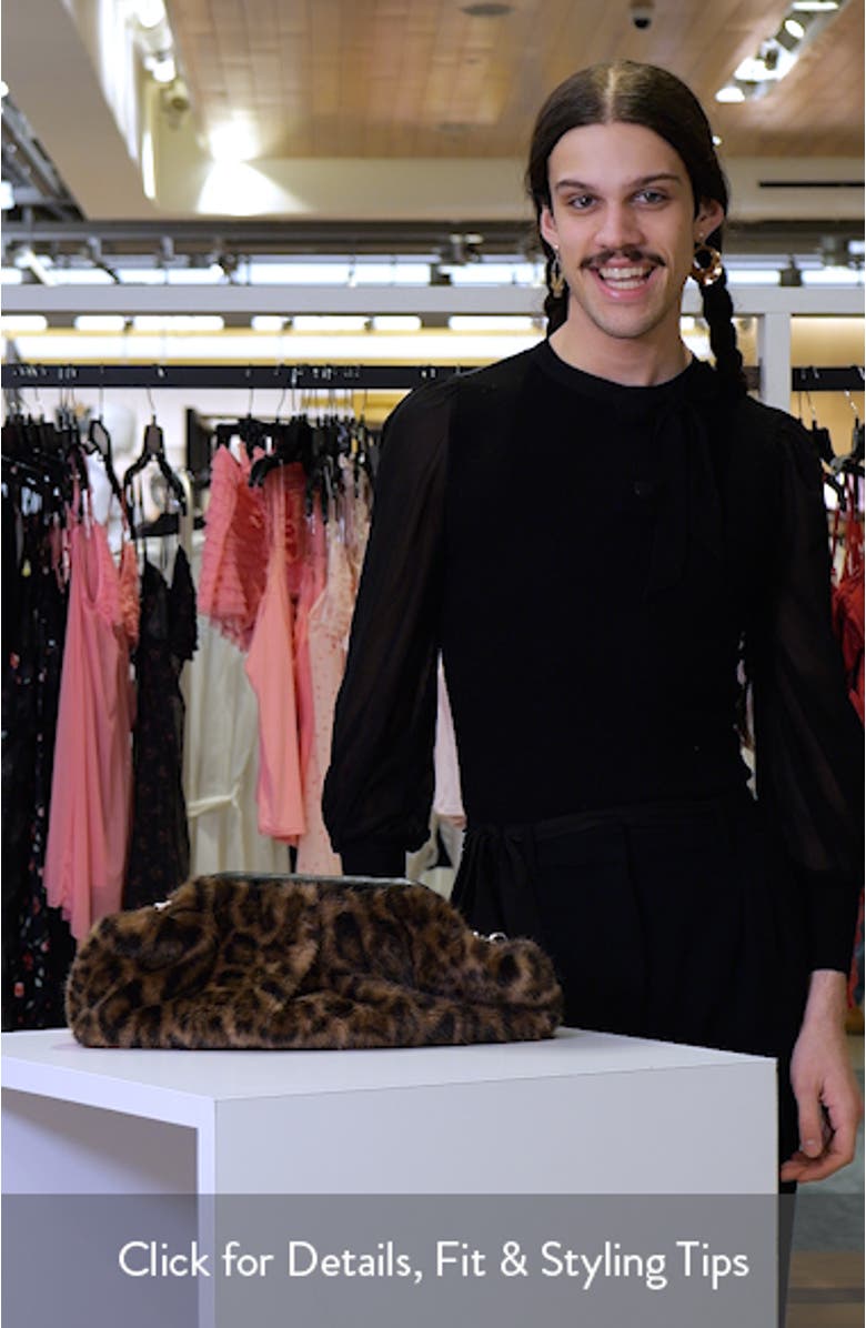 Ramona Faux Fur Clutch, sales video thumbnail