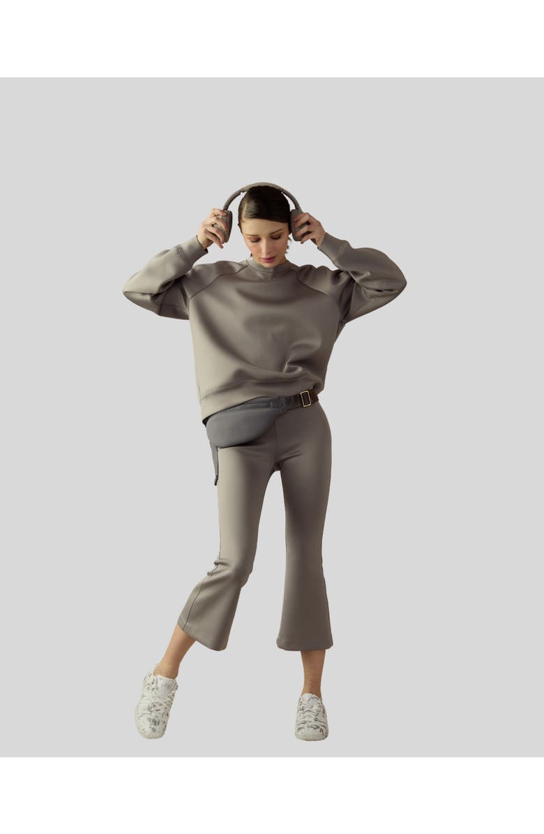 Cynthia Rowley Bonded Pullover Sweatshirt, Main, color, 