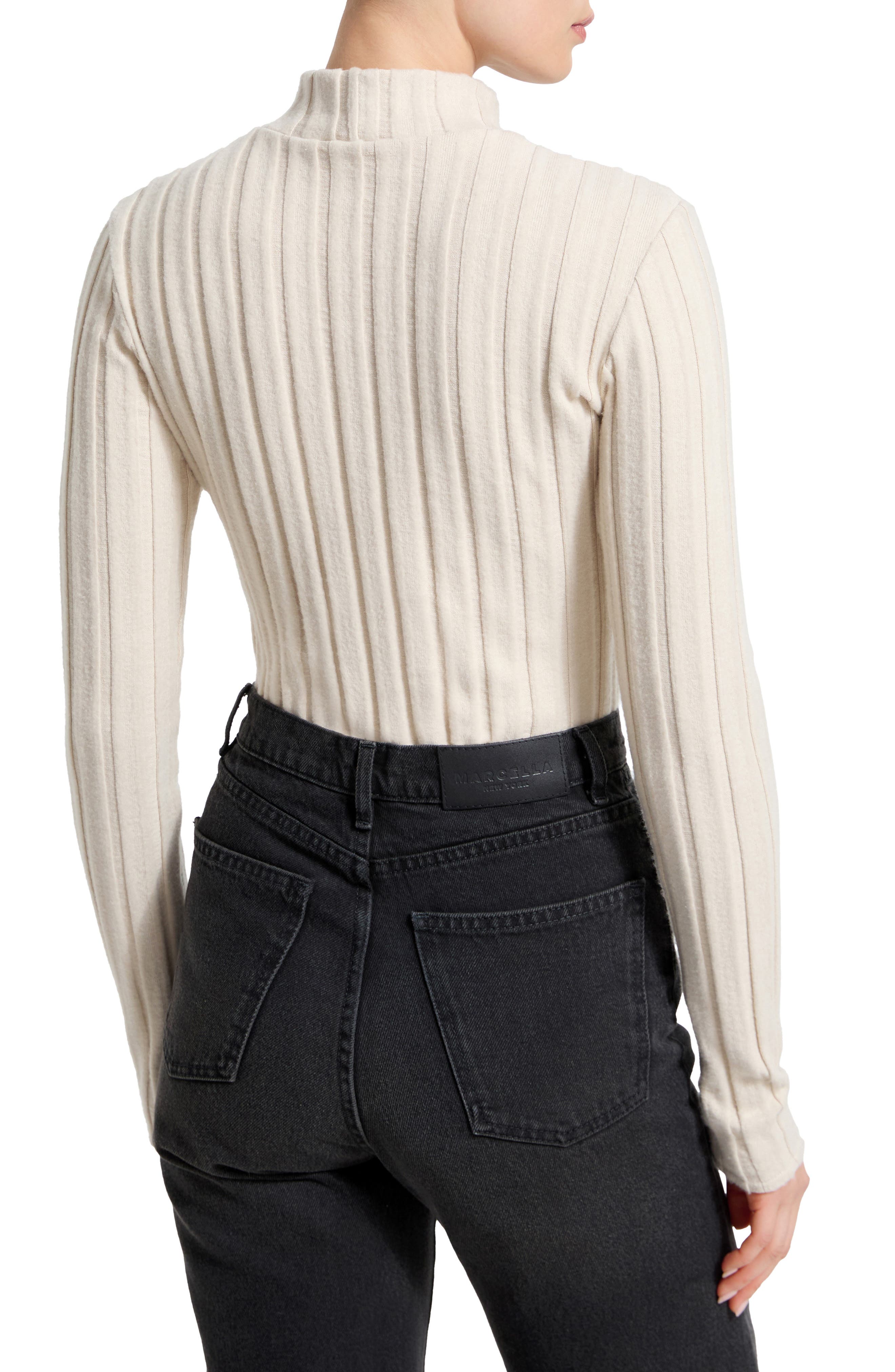 Samia Mock Neck Knit Top - image 2
