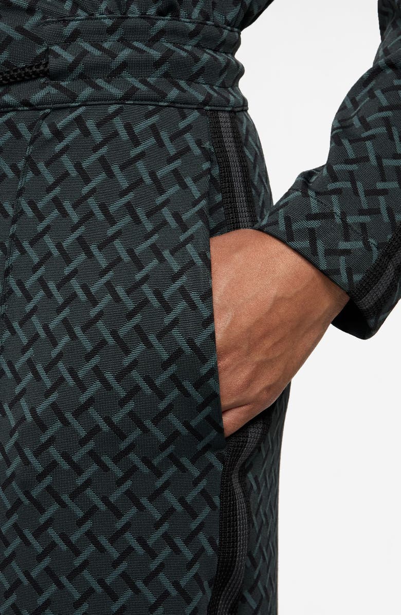 Nike Sportswear Long Sleeve Jumpsuit, Alternate, color, Seaweed/ Anthracite/ Black