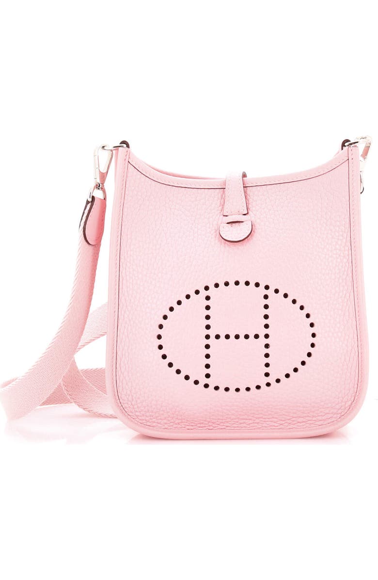 Pre-Owned Hermes Evelyne Bag Gen III Clemence TPM, Main, color, Rose Sakura