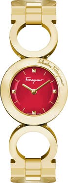 FERRAGAMO Salvatore Ferragamo Women's Gancini Buckle Bracelet Watch, 28mm