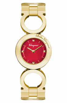 FERRAGAMO Salvatore Ferragamo Women's Gancini Buckle Bracelet Watch, 28mm