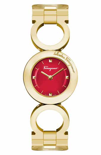 FERRAGAMO Salvatore Ferragamo Women's Gancini Buckle Bracelet Watch, 28mm