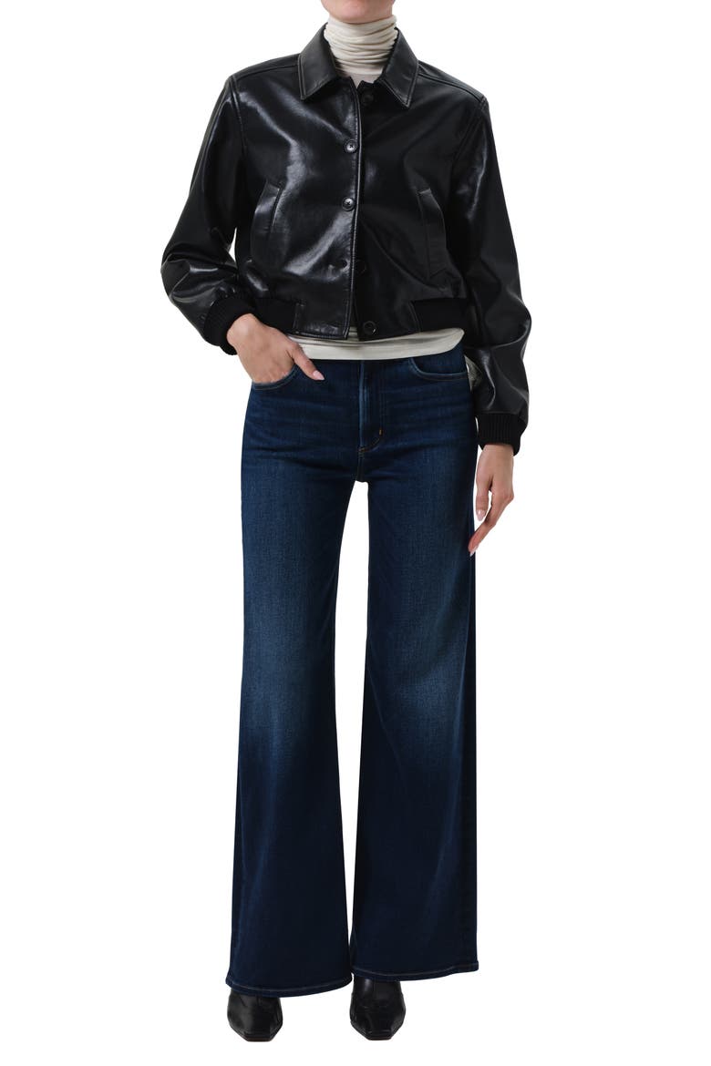 Lola Bomber Jacket, Alternate, color, BLACK