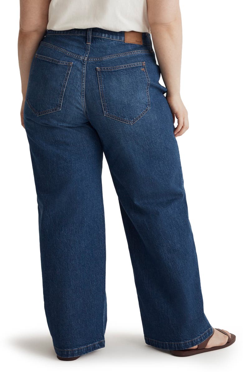 Madewell The Perfect Vintage Patch Pocket Wide Leg Jeans, Alternate, color, Caronia Wash