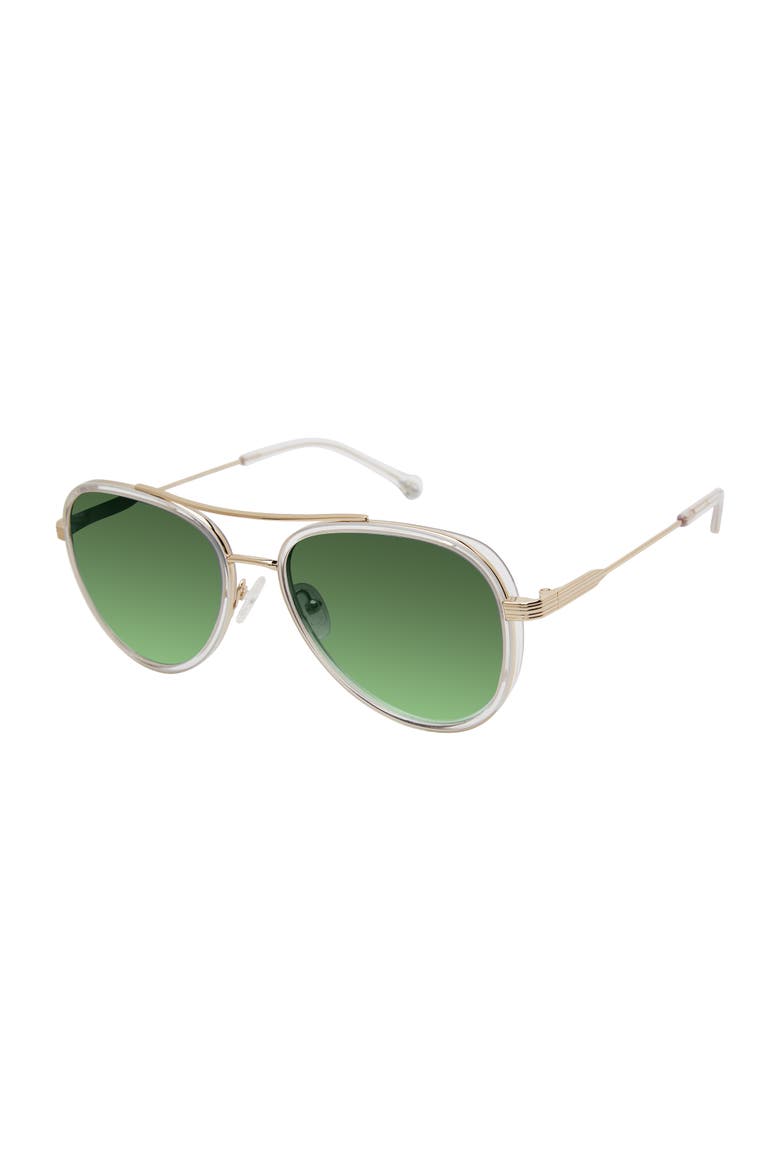 Hampton Sunglasses, Main, color, Crystal