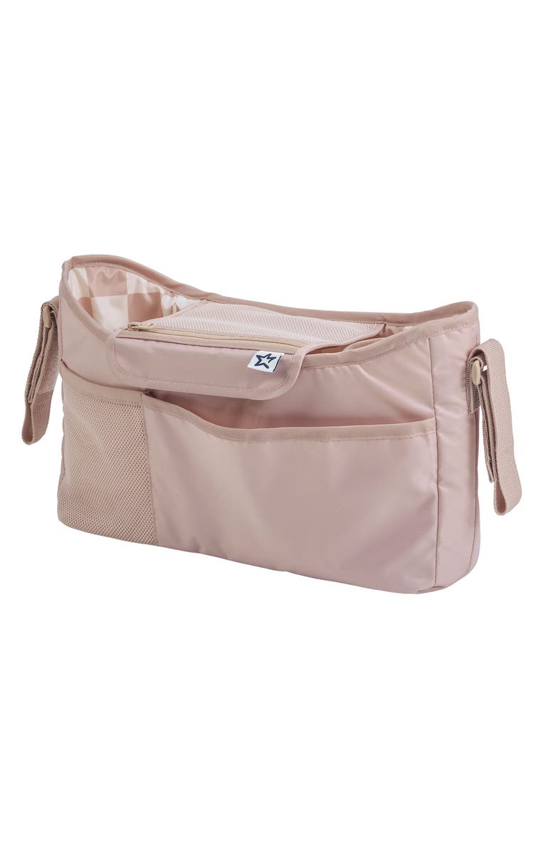 Tiny Twinkle Universal Baby Stroller Organizer Caddy, Alternate, color, Beige Checkers