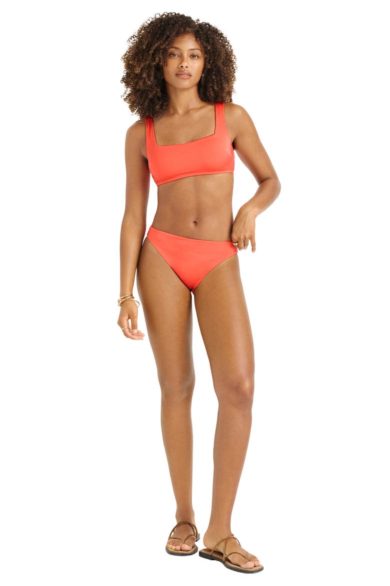 Mika Bikini Top, Alternate, color, CORAL