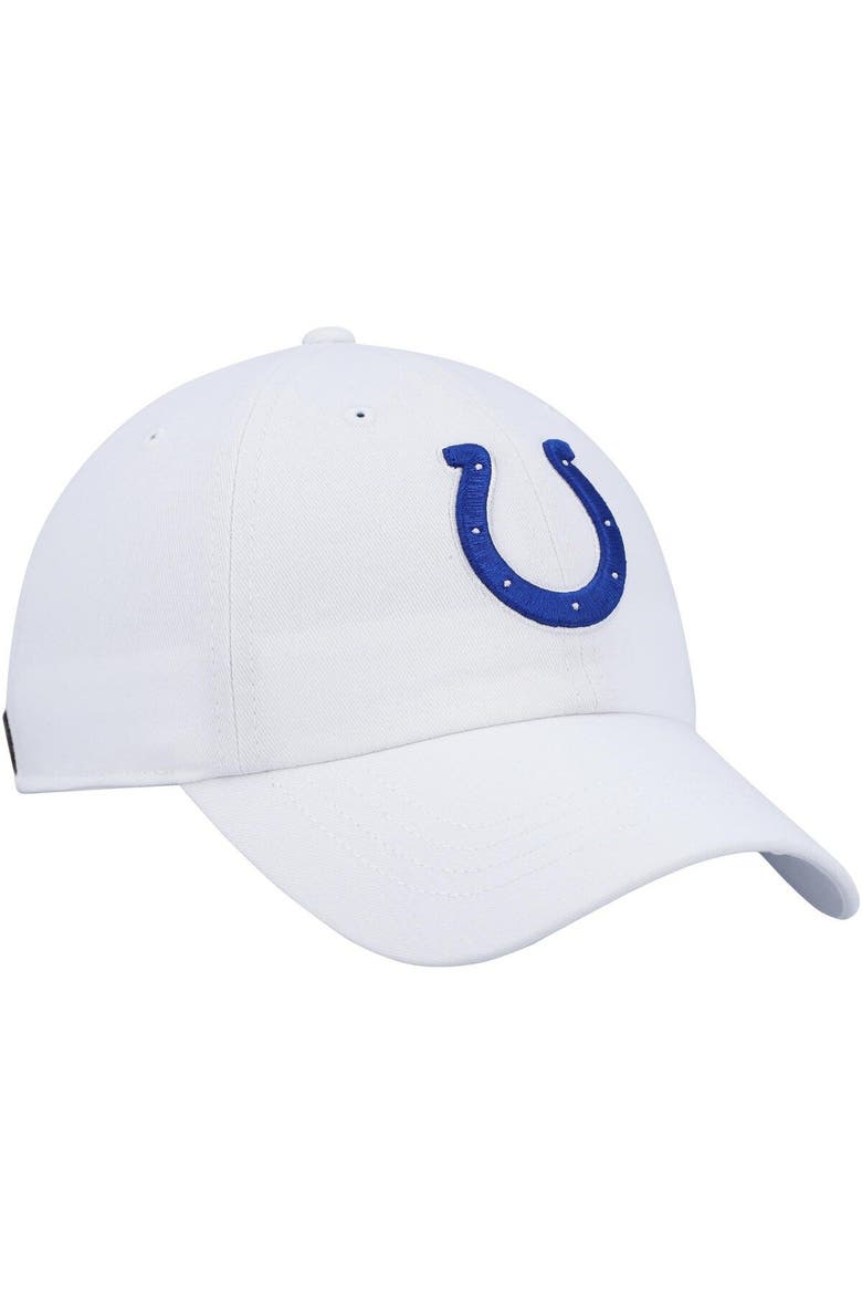 Women's '47 White Indianapolis Colts Team Miata Clean Up Adjustable Hat, Alternate, color, White