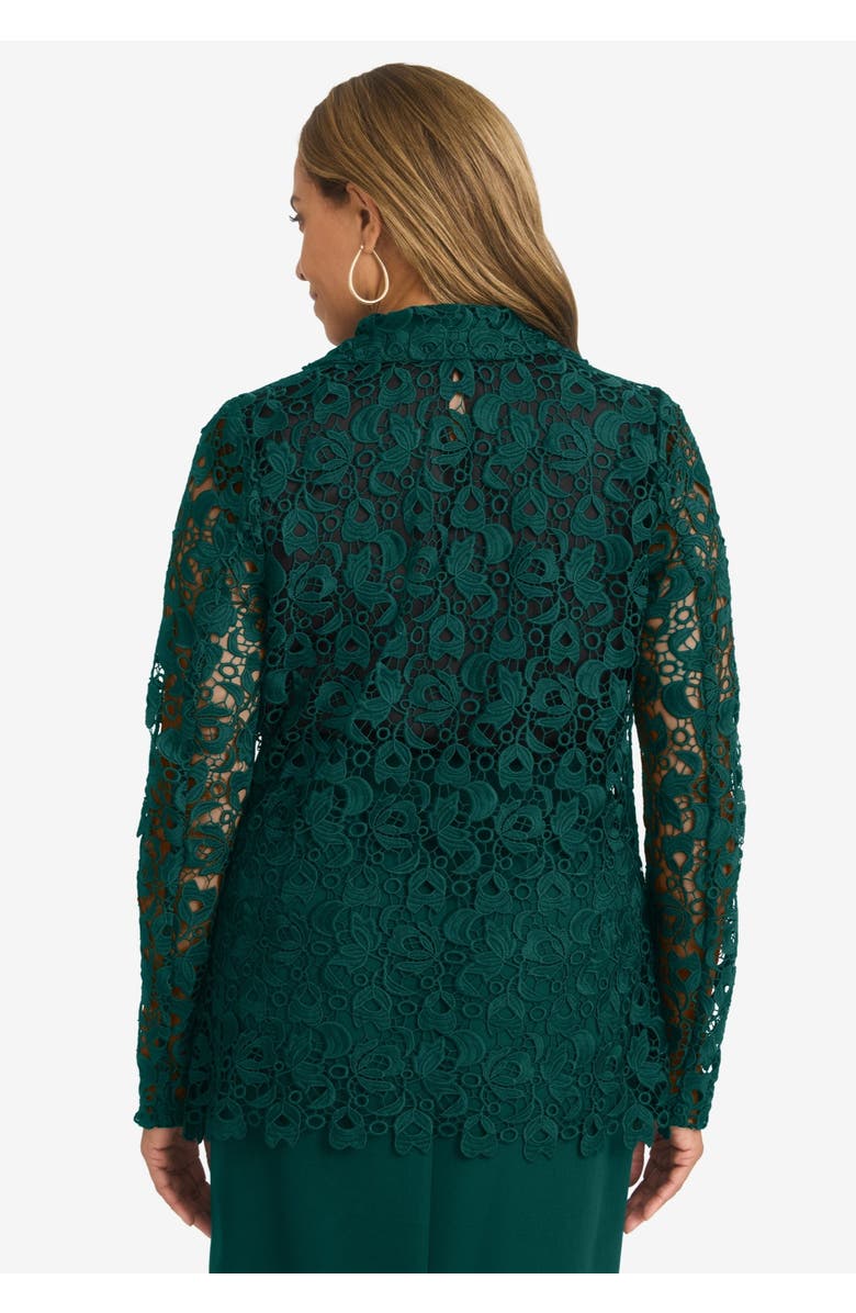 Jessica London Lace Blazer, Alternate, color, 