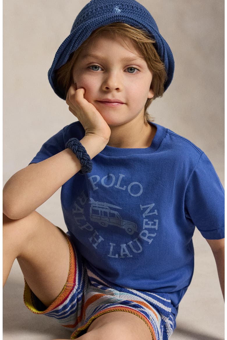 Kids' Logo Graphic T-Shirt, Alternate, color, BAI BLUE