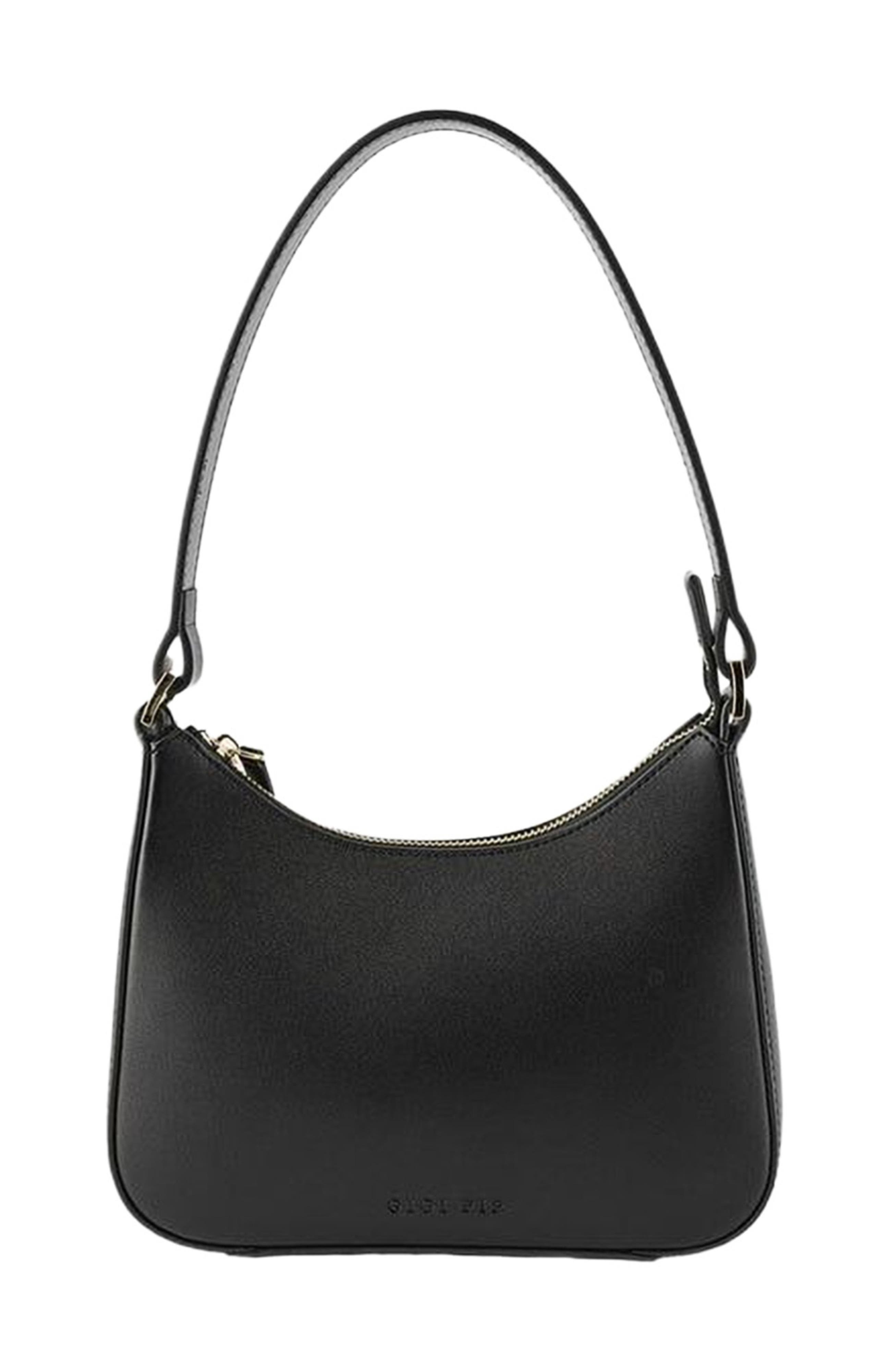 Gigi Pip Lyra Classic Genuine Leather Handbag, Main, color, Black